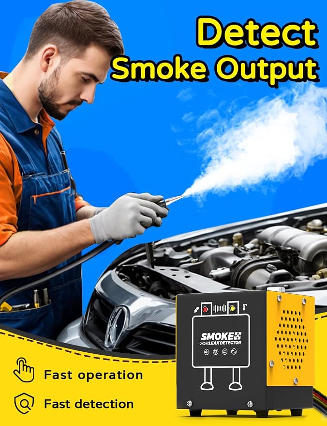 Smoke Machine Automotive Diagnostic Detector - 12V DC EVAP Smoke Leak Tester - Image 2