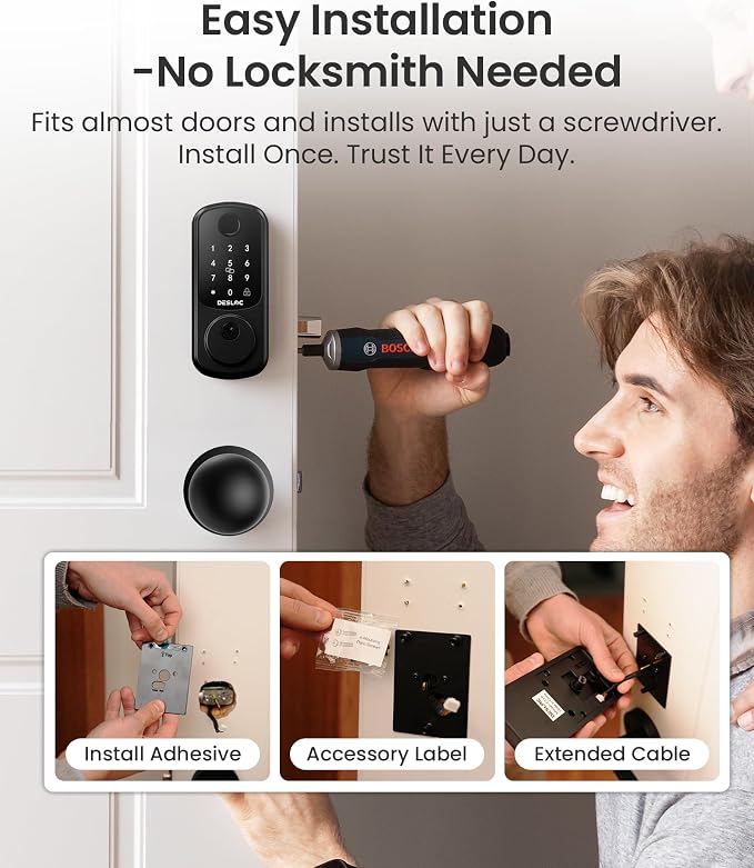 DESLOC B200 Fingerprint Smart Lock - Image 6