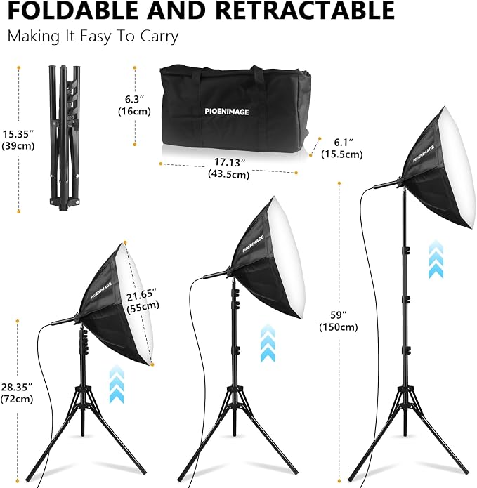 Softbox Lighting Kit, Softbox Photography Lighting Set - Image 4