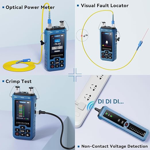 Network Cable Tester 8-in-1, RJ45 Ethernet Cable Tester - Image 2