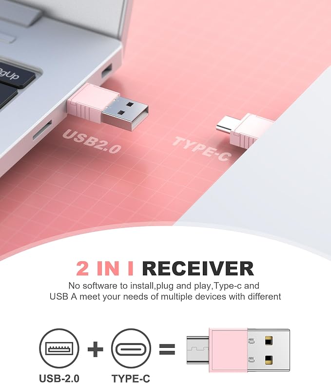 DINOSTRIKE Pink Wireless Presentation Remote - Image 3