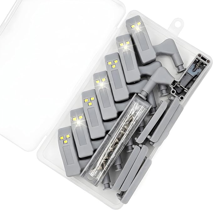 Hinge Led Sensor Light for Kitchen Cabinet Cool White Universal Intelligent by lkelyonewywireconnectorts