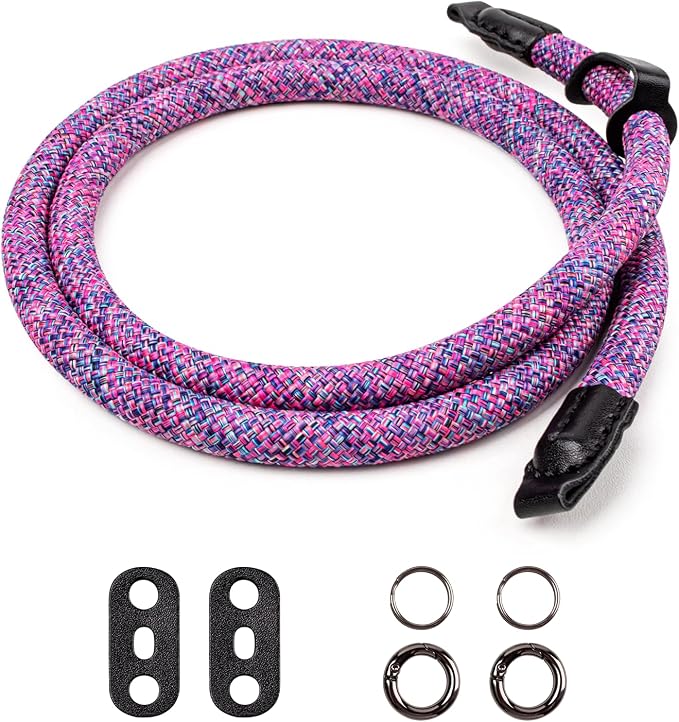 VOVMOEYA Nylon Braided Camera Rope Strap, Camera Neck Shoulder Strap - Image 2
