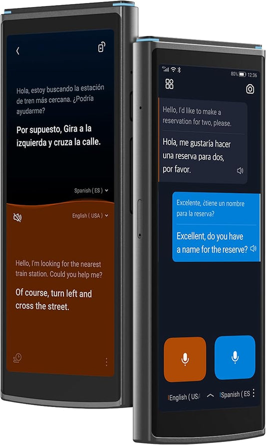 iFLYTEK AI Language Translator Device — 2-Year Free Global Data & Real-Time by iFLYTEK