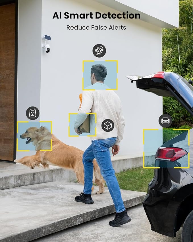 ieGeek Security Cameras Wireless Outdoor, 2K Solar WiFi Camera - Image 5