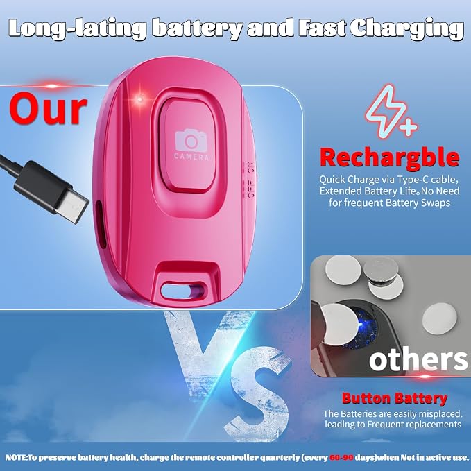 MAIRAN Rechargeable Wireless Camera Remote Shutter - Image 2