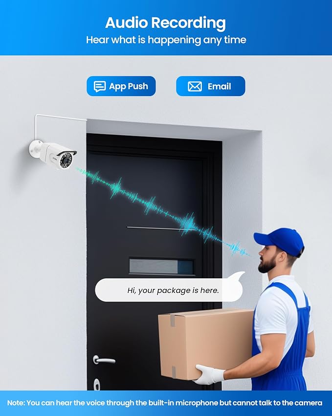 ZOSI 4K PoE Security Camera System - Image 5
