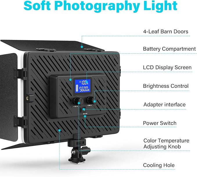 Unicucp Led Video Light Panel Light - Image 3