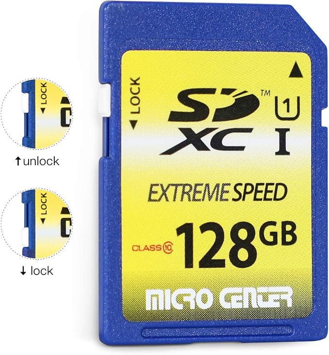 INLAND 128GB SD Card Class 10 SDXC Flash Memory Card Full Size SD Chip USH-I U1 - Image 2