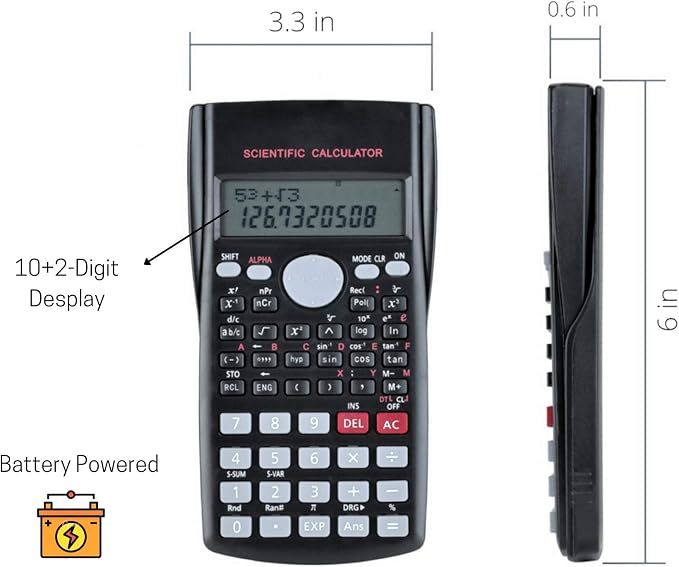 Mr. Pen Scientific 2 Line Calculator - Image 3