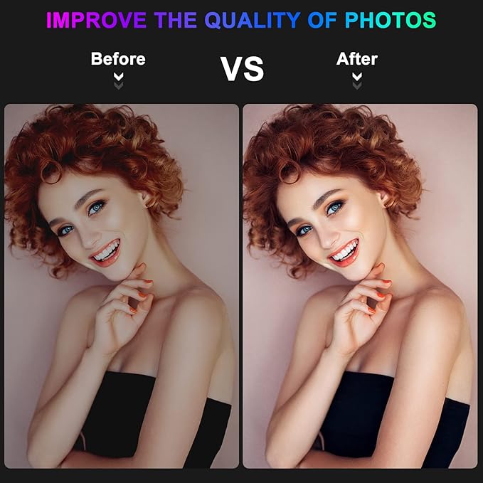STALLY 13.3" Ring Light with Stand, Music Mode, 3 CCT Modes & 96 RGB Color Modes - Image 5