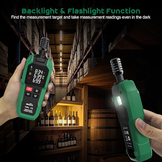 Temperature Humidity Meter, SQECH Digital Hygrometer - Image 3