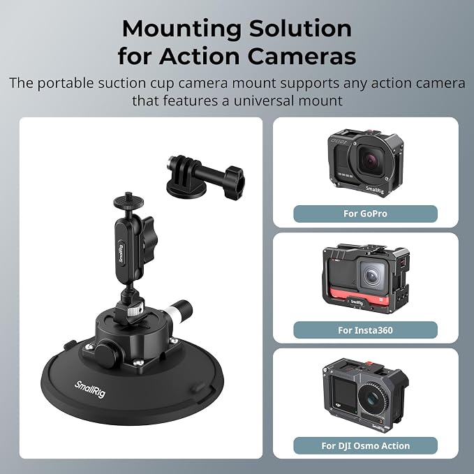 SMALLRIG 6" Suction Cup Mount - Image 2