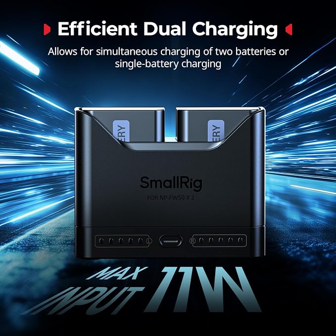 SMALLRIG NP-FW50 Camera Battery Set - Image 5