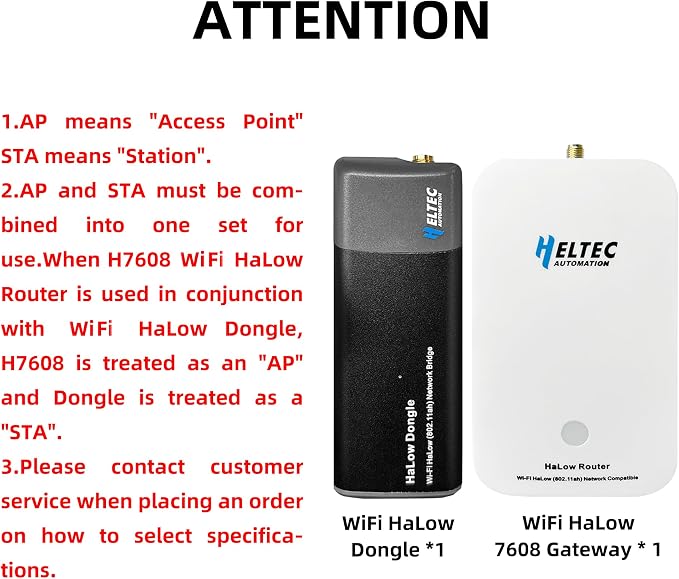 Heltec Wi-Fi HaLow Dongle Wireless Bridge 802.11ah Network Booster Long Range - Image 2