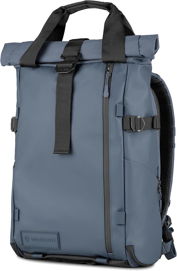WANDRD PRVKE Rolltop 21L V4 Camera Backpack – Expandable Weatherproof Travel Bag by WANDRD