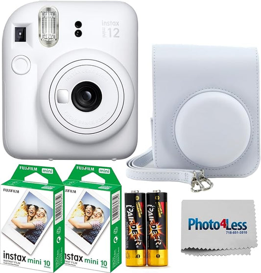 Fujifilm Instax Mini 12 Instant Film Camera Clay White, Fujifilm Instax Mini by FUJIFILM
