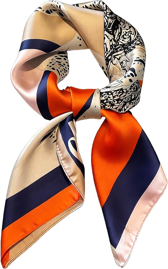 Silky Scarf for Women Lightweight Satin Bandanas Neck Hair Wrap For Sleeping by OnllhNiceScarfForWomen