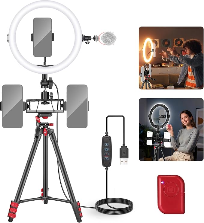 NEEWER Basics 10" Selfie Ring Light by Neewer
