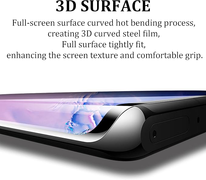 V-PORYADKU 2 Pack for Samsung Galaxy S10 Plus Screen Protector + 2 Pack Camera - Image 4