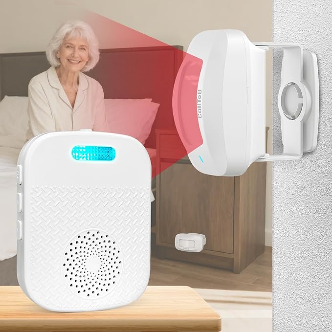 CallToU Bed Alarms for Elderly/Dementia Patients who Wander, Portable Pager & by CallToU