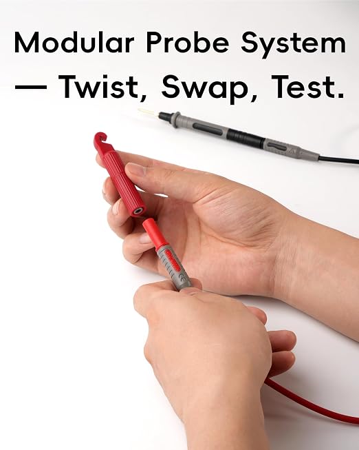 25-Piece Silicone Multimeter Test Lead & Back Probe Kit - Image 6