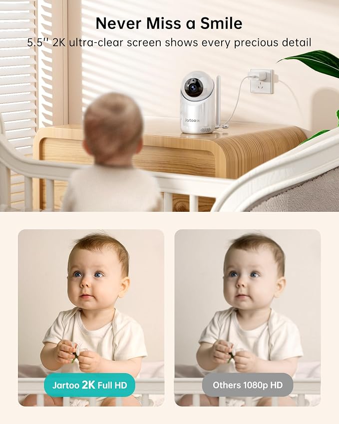 Jartoo 2K Video Baby Monitor - Image 2