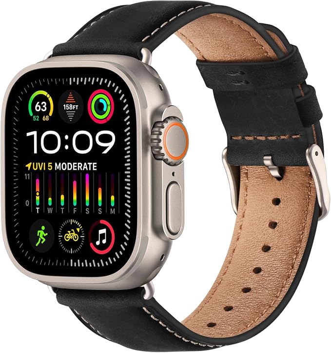 SUNFWR Leather Bands Compatible by SUNFWR