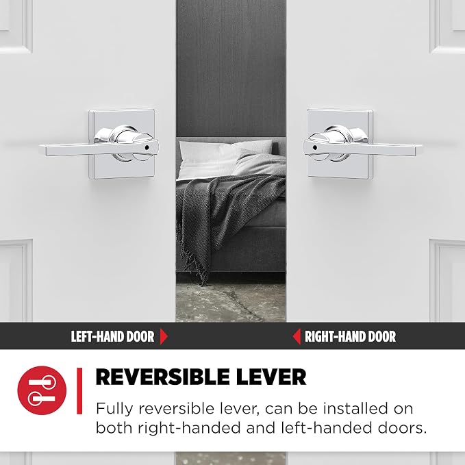 Kwikset Casey Interior Privacy Door Handle - Image 4