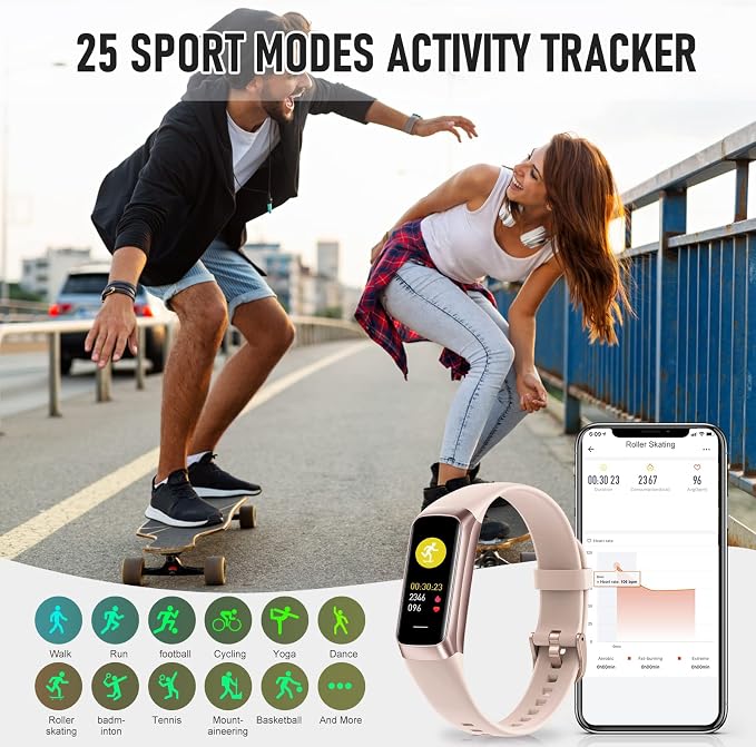 Fitness Tracker with 24/7 Heart Rate, Health Tracker with Step Counter Calories - Image 5