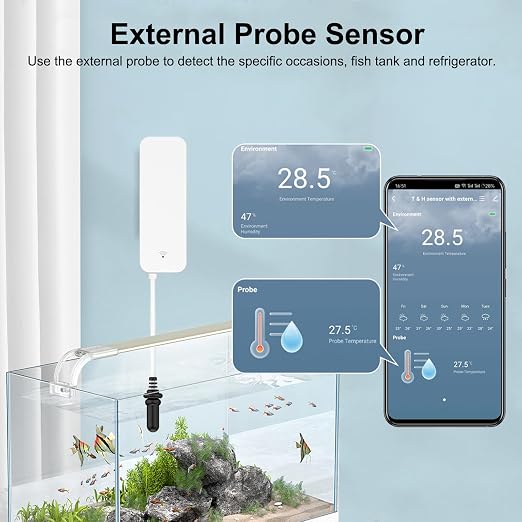 Smart Thermometer Hygrometer: WiFi Temperature Sensor - Image 3
