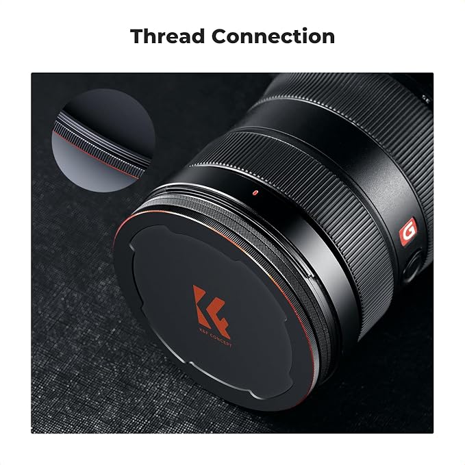 K&F CONCEPT 58mm Thread & Magnetic 2-in-1 Lens Filter Cap Only Compatible - Image 4