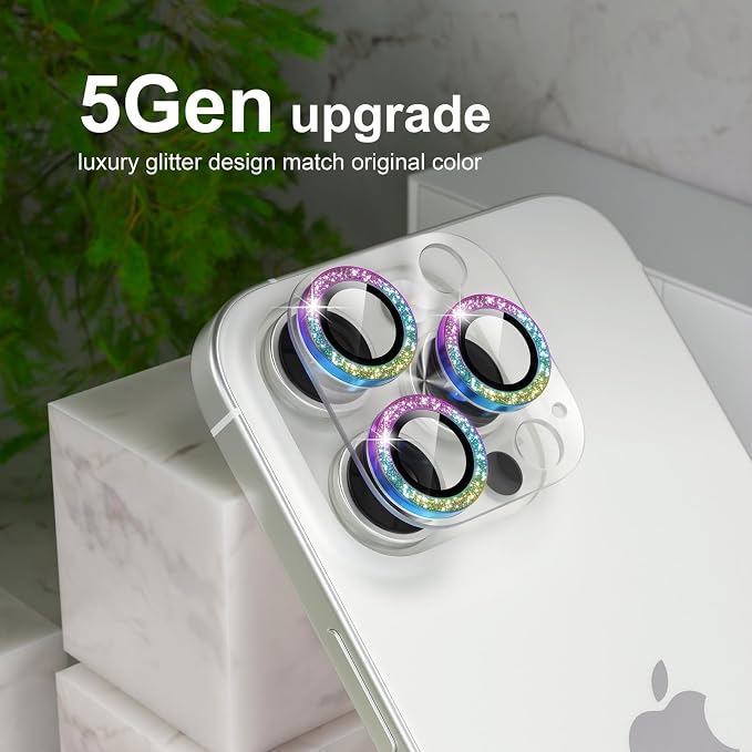 Choiche Compatible for iPhone 16 Pro/iPhone 16 Pro Max Camera Lens Protector - Image 7