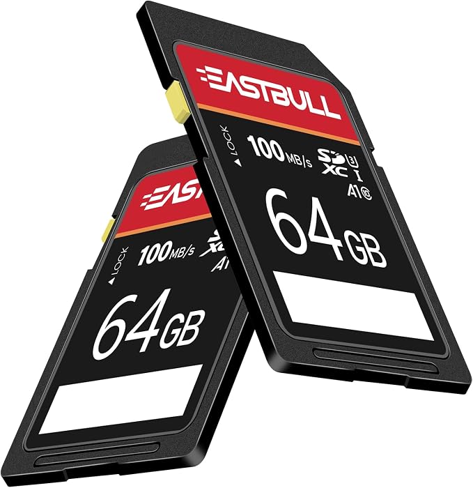 5-Pack of SD Card 64GB EASTBULL Class 10 SD Cards U1 V30 High-Speed 100MB/s - Image 6