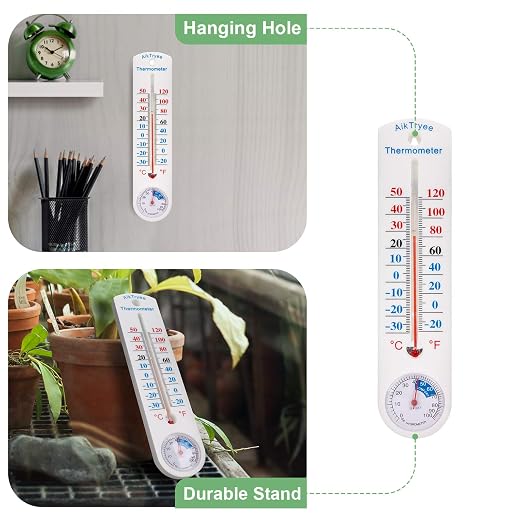 Outdoor Indoor Hygrometer Thermometer, Humidity Monitor, Temperature Humidity - Image 5