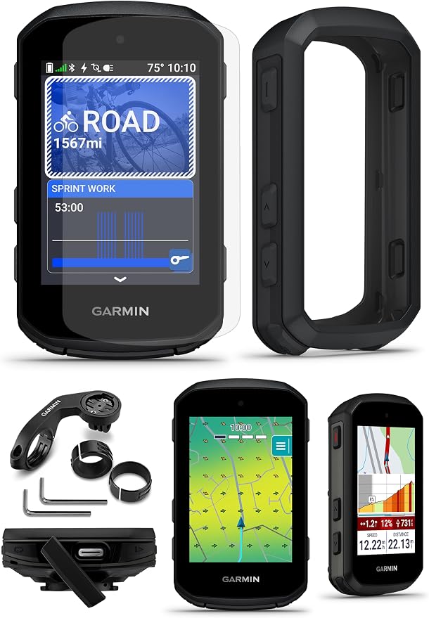 Garmin Edge 550 Compact GPS Cycling Computer Bundle by PlayBetter