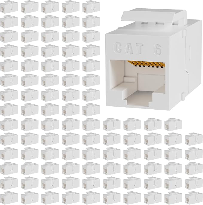 RJ45 Cat6 Keystone Coupler by VANDESAIL