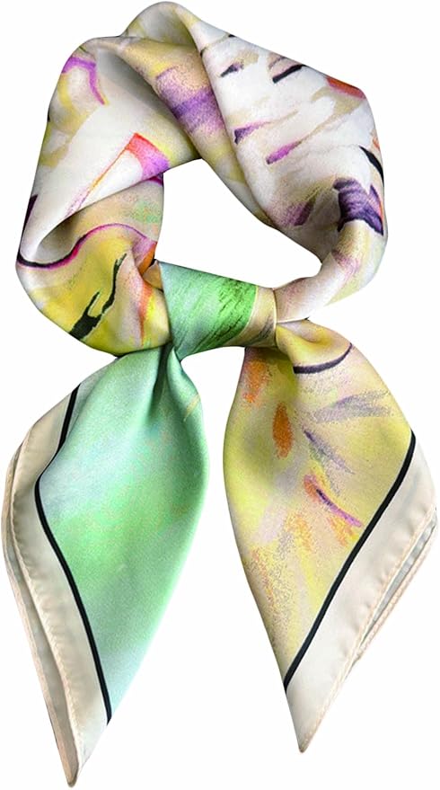 Silky Scarf for Women Lightweight Satin Bandanas Neck Hair Wrap For Sleeping by OnllhNiceScarfForWomen