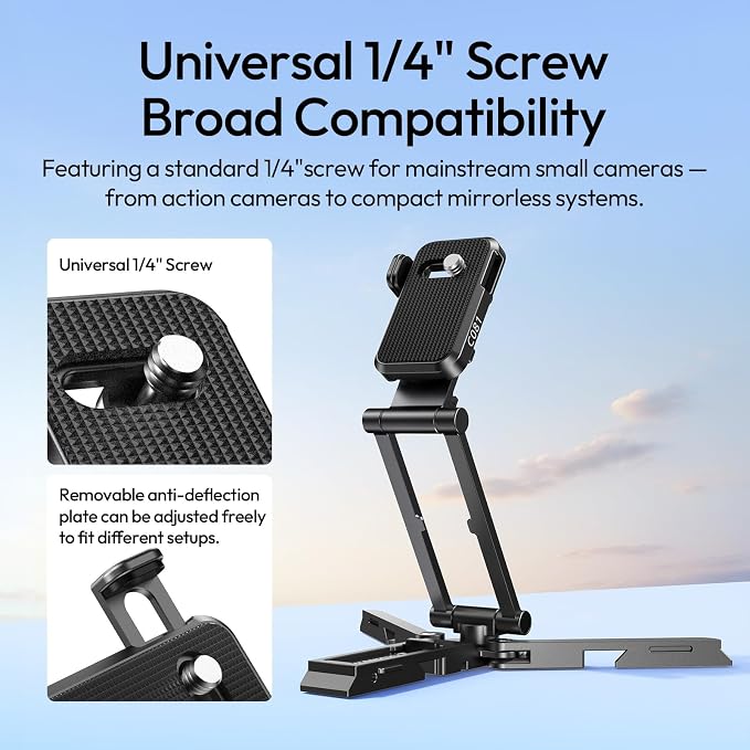 ULANZI C081 Mini Camera Tripod Stand, 4-in-1 Handheld Grip, Foldable Desktop - Image 5