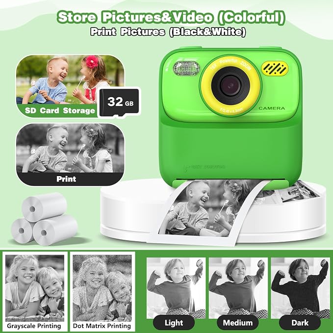 masterbee Kids Camera Instant Print Photo, Birthday Gifts - Image 5