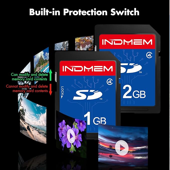 SD Card 1GB + 2GB, Class 4 Flash Memory Card 2G SLC Standard Secure Digital - Image 6