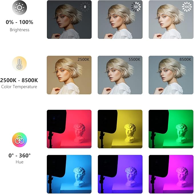 NEEWER RGB168 18.3" RGB LED Video Panel Light - Image 6