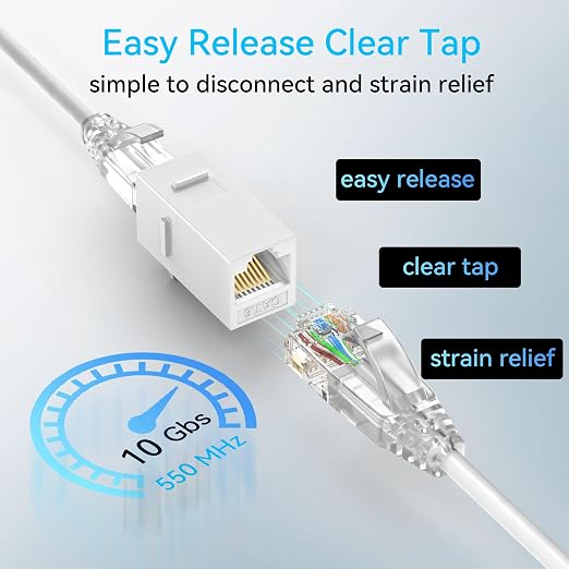 Sokqovt Cat6a Patch Cables Slim 6ft, Flexible Cat6 Ethernet Patch Cable 10G - Image 6