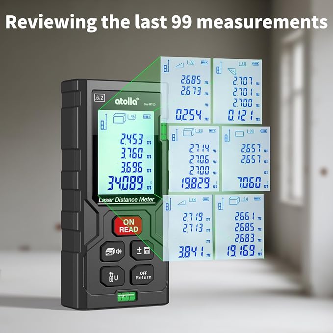 atolla Laser Measure, Digital Laser Distance Meter - Image 5
