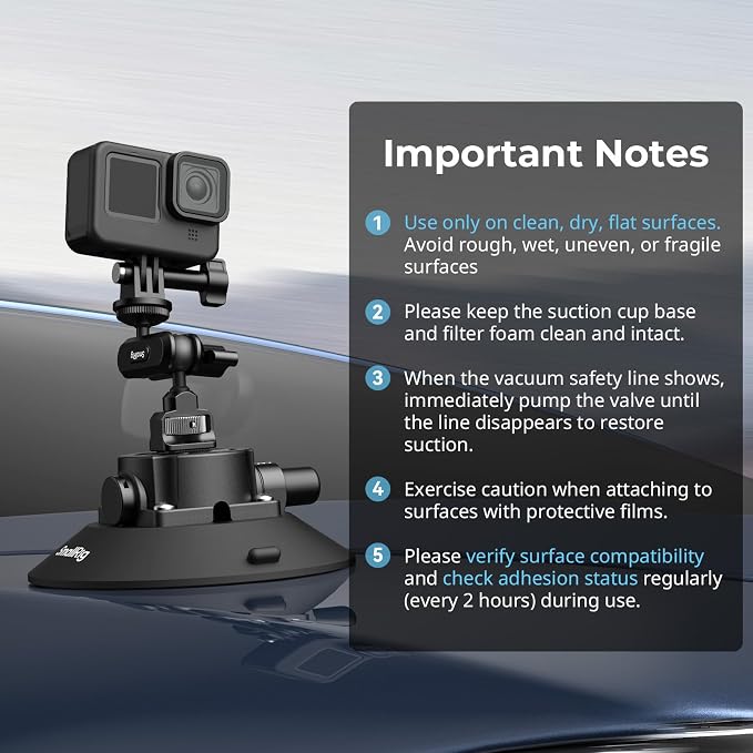 SMALLRIG 6" Suction Cup Mount - Image 8