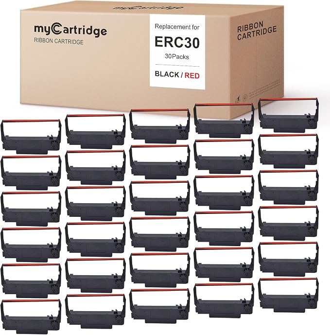 MYCARTRIDGE Compatible Ribbon Cartridge Replacement ERC30 ERC-30 ERC 30 34 38 by myCartridge