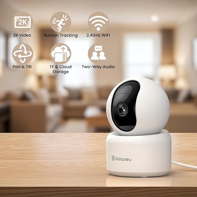 GALAYOU 2K Indoor Cameras for Home Security-Baby/Pet/Dog/Cat Monitor - Image 3