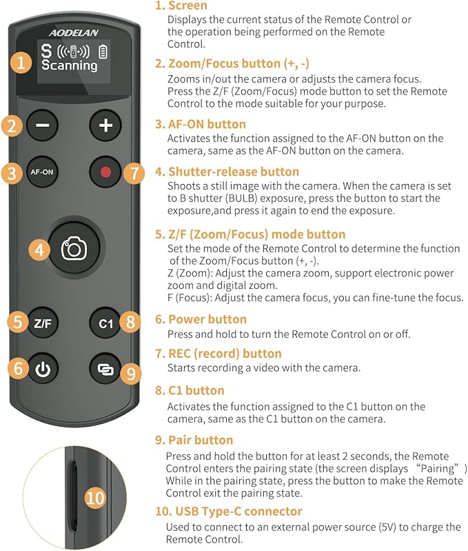 for Sony Camera Wireless Remote Control - Image 7