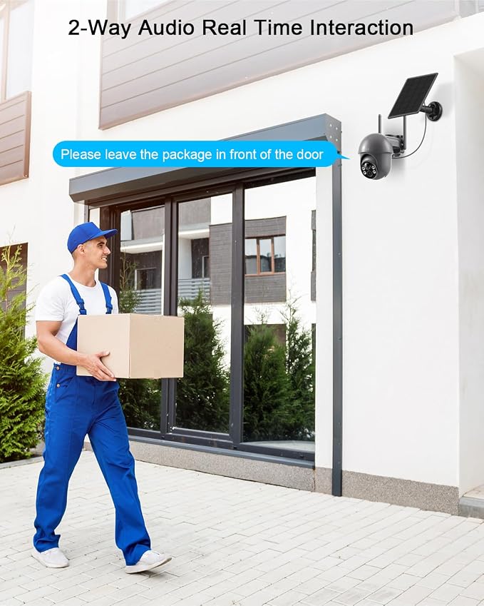 ANRAN 3MP Security Camera Wireless Outdoor, 2K Solar Outdoor Camera - Image 7