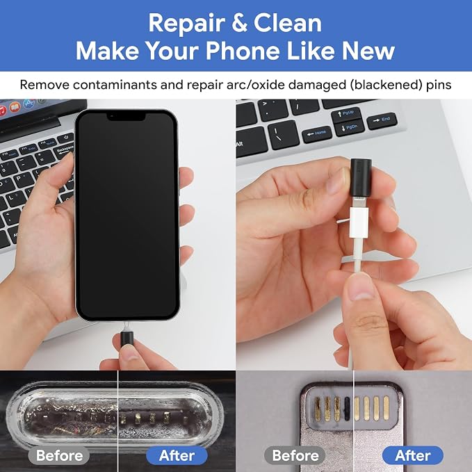 for iPhone Cleaning Kit for Charging Port Cleaner, Repair & Recovery for - Image 3